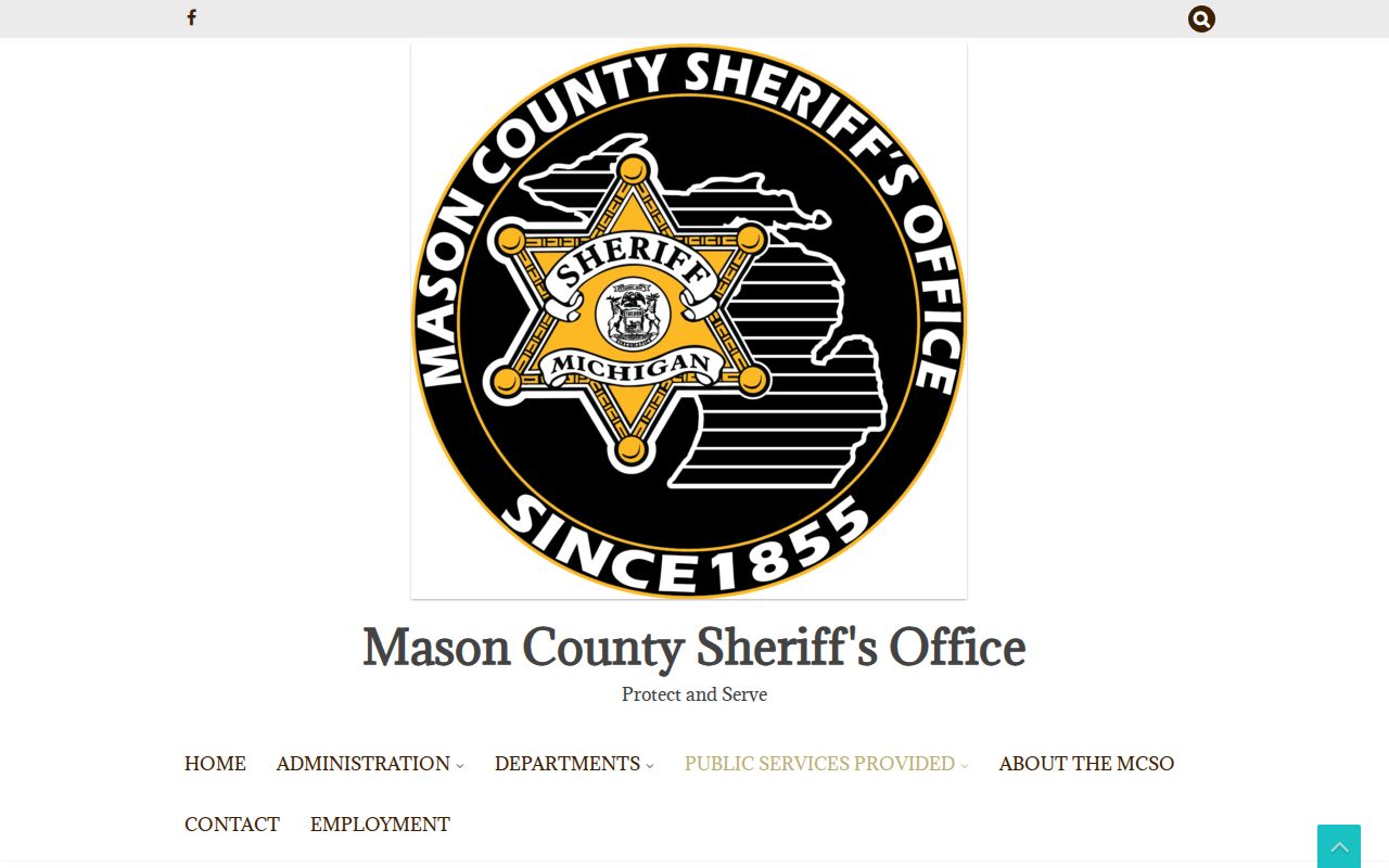 Mason County Sheriff Freedom of Information Act request page